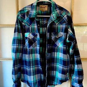 Wrangler retro snap button